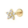 Pendientes de Estrella de Plata de Ley S925, Joyería de Plata, Tornillo para Piercing en la Oreja, Accesorios para Mujer Inspirados en el Diseño, Suministro al por Mayor