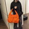 Bolso de Gran Capacidad para el Trabajo y los Viajes de Mujeres, Bolso de Mano Casual de Color Sólido con Cordón, Tendencia de Bolso Cruzado para Mujeres 2026