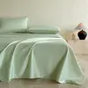 Sábana de cama de algodón de fibra larga de 100 hilos, calidad hotelera A, pieza única, funda de edredón de satén de algodón puro, sábana individual para dormir solo