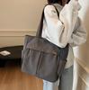Bolsa Tote de Lona para Mujer 2025 Nueva Bolsa Casual Simple de Gran Capacidad para Clase de Estudiante Bolso de Hombro de Clase Alta