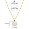 Aitong Jewelry Lujo Accesible Nicho Collar Nácar Accesorios No Descolorables Collar Perla de Alta Gama Diario Versátil Collar