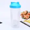 Copo Misturador para Suplemento de Proteína 600ml, Selado e à Prova de Vazamentos, Copo Portátil para Misturar Milkshake Fitness, Copo de Água Esportivo Multicor com Gravação