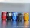 Tampas de Válvula Coloridas em Liga de Alumínio, Tampas à Prova de Poeira, Tampas de Válvula Universais com Textura Escovada