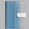 Cuaderno Macarrón Color Degradado Transfronterizo Carpeta A6 Bolsa con Cremallera Libro de Contabilidad de Presupuesto en Efectivo Personalizado Venta al por Mayor