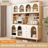 Aparador moderno minimalista estilo creme para cozinha de casa, armário integrado de parede, adega para sala de estar, armário de armazenamento