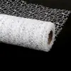 Bolsa Área do Jardim de Infância Jacquard Floral Malha Rede de Embalagem Fio de Rede Material Criação Ambiental Feita à Mão Malha Vazada Off-White