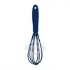 En stock batidor de huevos mini de silicona de 6 pulgadas mango de plástico cocina niños manual crema huevo venta directa de fábrica