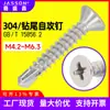Tornillos Autorroscantes de Acero Inoxidable 304 de Cabeza Avellanada Cruz Taladrado Cola Tornillos de Cola de Milano Autorroscantes Autoperforantes Venta al por Mayor M4.2-M6.3