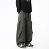 Otoño/Invierno 2026 Terciopelo Plus Algodón Puro Retro Pierna Curva Ropa de Trabajo Pantalones Casuales Streetwear Americano de Moda Versátil Pierna Ancha Holgado