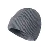Gorro Casual Frío Personalizado de Amazon 2025 para Mujer Otoño e Invierno Color Sólido Gorro de Punto Estilo Coreano Versátil Gorro de Lana Gorro de Piel de Melón