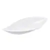 Prato Folha 35,5cm x 17,5cm x 4cm Melamina Branca - Rojemac Profissional