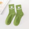 Calcetines de mujer, calcetines deportivos de dibujos animados para estudiantes, calcetines de primavera y verano, calcetines de algodón de comercio exterior transfronterizo, medias al por mayor