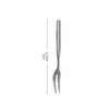 Juego de Cuchara y Tenedor para Frutas de Acero Inoxidable 304 Tenedor para Frutas de Restaurante Cuchara para Café Tenedor Creativo para Postre y Pastel Mini Tenedor