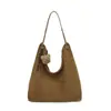 Bolsas para Mujer Hebei Fábrica Baigou Venta Directa Suministro Bolso Tote para Mujer Gran Capacidad Estilo Nuevo Gamuza Felpa Bolso de Hombro Único