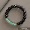 Pulseira de madeira de incenso Shen Guibao círculo simples duplo DIY design nicho pulseira acessórios masculinos e femininos contas de Buda Wen play joias