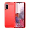 Adequado para Capa de Celular Samsung Galaxy A20 Samsung A20 Fibra de Carbono Proteção Anti-Queda Capa Protetora Macia para Celular