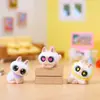 Dibujo Animado Pequeño Siamese Afelpado Lindo Caja Ciega Adorable Gato Creativo Moderno Juguete Decoración de Escritorio Regalo de Vacaciones Día Nacional