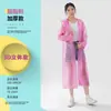 Capa de Chuva Reutilizável Peça Única Eva Outdoor Capa de Chuva de Corpo Inteiro para Homens e Mulheres Adultos Vestuário Outdoor Poncho de Montanhismo Capuz Impermeável