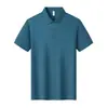 Camisas Polo de Alta Gama para Hombre y Mujer Verano 2026 Nuevo Estilo Sencillas y Versátiles Camisetas Casual de Negocios de Manga Corta de Seda de Hielo con Cuello