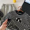 Sudadera para Niños Bangcheng 2026 Otoño Nueva Rayas de Dibujos Animados para Niños Suéter Ropa de Bebé Primavera y Otoño Moda al por Mayor