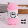 5 Ovillos de Algodón Leche 10g Bebé Hecho a Mano DIY para Tejer a Crochet Lana Tejida a Mano Paquete de Materiales para Crochet