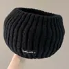 Diadema de ala ancha estilo celebridad, pañuelo para la cabeza para deportes de otoño e invierno, diadema de lana tejida posparto, diadema cálida para mujer, accesorio para el cabello