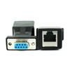 Cabeza madre DB9P de alta calidad a cabeza madre RJ45; Puerto serie a puerto de red; Moldeo por inyección RS232 a RJ45