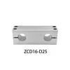 Componente de Instalación del Mecanismo Bloque de Fijación del Eje Óptico ZCD11-D35 Soporte del Eje de Guía ZCD11-D50 YIHEDA