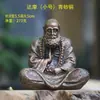 Ornamento de Estátua Pequena de Buda Daruma Estilo Chinês para Jardinagem, Arranjo de Flores, Bonsai, Micro-Paisagismo, Decoração Daruma, Decoração de Entrada Estilo Zen