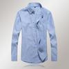 Camisa de Manga Larga para Hombre Exportación Verano Multicolor Color Puro Camisa Cárdigan Cuello Cuadrado Textil Oxford Casual Camisa de Algodón para Hombre