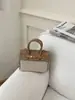 Bolso de Mano de Lujo Ligero de Moda Bolso Platino Bolso de Mujer Estilo Nuevo Transfronterizo Bloque de Color Retro Bolso Kelly Gran Capacidad Bolso de Hombro Único Cruzado