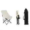 Silla Plegable de Luna para Exterior, Silla Plegable para Camping, Portátil, Pesca, Picnic, Respaldo Alto, Reclinable para Bocetos, Silla de Playa