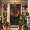 Decoración para la punta del árbol de Navidad de Amazon Transfronterizo Lazo Grande Cinta con Borde de Terciopelo para Lazo DIY