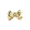Venta Directa de Fábrica Personalizada Broche Metálico de Lazo de Alta Gama Accesorios Versátiles de Broche de Lazo Ropa de Otoño e Invierno Suéter