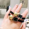 Cuerda para el Cabello de Mujer Bola Colorida Cara Sonriente Tendón de Goma Bola de Pelo Simple Anillo para el Cabello Accesorios para el Cabello Cubierta de Cuero
