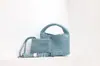 Bolso Pequeño Tote Tejido a Mano Puro Bolso de Mano para Mujer 2024 Nuevo Bolso de Hombro Cruzado Mini de Gama Alta
