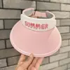 Sombreros de Sol de Verano para Niños Estilo Coreano de Copa Abierta con Ala Ancha para Niños y Niñas Sombreros de Sol con Protección UV