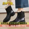 Zapatos de Algodón Retro Maillard Cálidos Engrosados Botas de Algodón para Mujer Tendencia 2026 Nuevas Botas de Otoño Invierno Botas Cortas con Plus de Terciopelo para Mujer