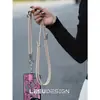 Lanyard para teléfono móvil de doble hebilla ajustable, cuerda para colgar en el cuello, bolsa, funda para teléfono móvil con soporte para espalda, junta de lanyard en stock, venta al por mayor