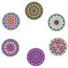Posavasos de Pintura de Diamantes Amazon Temu Personalizado con Portavasos Diamante Completo Redondo Mandala Diya Tapete Aislante Tapete para Mesa de Comedor