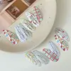 Presilhas Fofas e Doces para Meninas com Estampas Florais Coloridas, Presilhas Laterais, Presilhas para Franja, Presilhas para Testa, Grampos