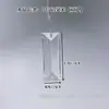Acessórios de Iluminação de Cristal Pingente Triangular Cortina de Contas DIY Cortina de Porta de Cristal Tira de Vidro Peça Retangular Celebração de Casamento
