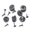 Tampa de borboleta de cobre tampa de fivela de borboleta alfinete de cavalo farpado broche abotoaduras distintivo roupas diy acessórios de joias feitos à mão