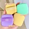 Xixi Biscuit Borla para Polvo con Cojín de Aire Uso Dual Seco y Húmedo Esponja de Maquillaje Base Líquida Polvo con Cojín de Aire Herramienta de Maquillaje de Belleza Paquete de Seis