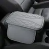 Tapete para Caixa de Apoio de Braço de Carro, Tapete Protetor Antiderrapante e Resistente ao Desgaste em Couro Integral, Bolsa de Armazenamento, Couro Nappa Nappa, Item de Venda Quente Transfronteiriço