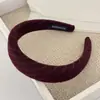 Faixa de Cabeça com Coroa Alta para Mulheres, Novo Estilo com Toque de Luxo, Faixa de Cabelo Larga Versátil para Sair, Acessório de Cabelo para Lavar o Rosto