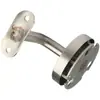 Soporte de Pared de Acero Inoxidable, Placa Base de Tres Puntas Soporte de Pasamanos Montado en Pared, Cubierta Decorativa Clip-On, Accesorios Pequeños para Pasamanos de Tubo Redondo