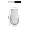 Taza de Café de Alto Borosilicato para Uso Doméstico, Elegante y Resistente a Altas Temperaturas, Taza para Americano Helado Latte, Vaso de Vidrio para Beber