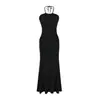 Vestido Ajustado con Cuello Halter Estilo Elegante Maduro para Mujer, Nuevo Vestido Bodycon Elegante Verano 2026, Vestido Largo Sexy para Chicas Atrevidas