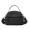 Bolso de Mano Nuevo Versátil, Sencillo y Casual, con Diseño de Nailon de Color Sólido Texturizado, Bolso de Hombro y Bolso Cruzado para Mujer, Moderno y a la Moda